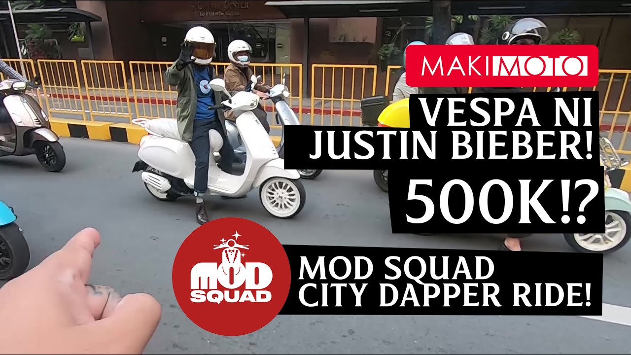 Mamahaling Scoots! Mod Squad City Ride on a Vespa S125 | MakiMOTO