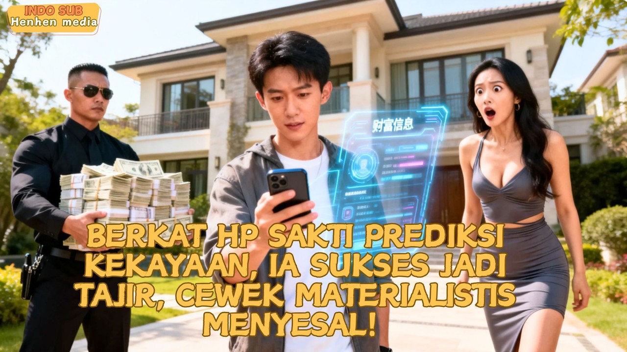Berkat HP sakti prediksi kekayaan, ia sukses jadi tajir, cewek materialistis menyesal! #minidrama