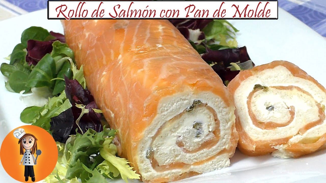 Rollo de Salmón con Pan de Molde | Receta de Cocina en Familia