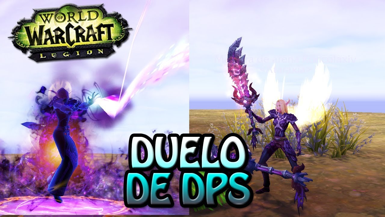 DUELO DE DPS EN PVP | PALA RETRY VS PRIEST SHADOW | WORLD OF WARCRAFT LEGIÓN