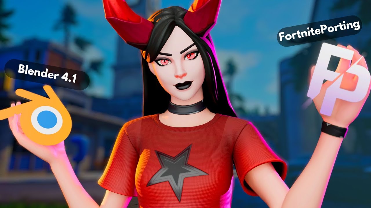 Faire une miniature facilement pour débutant ( Blender & FortnitePorting )