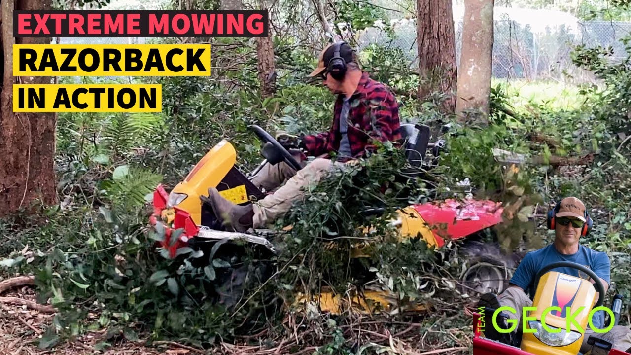 Extreme Mowing Razorback CMX2302 In Action
