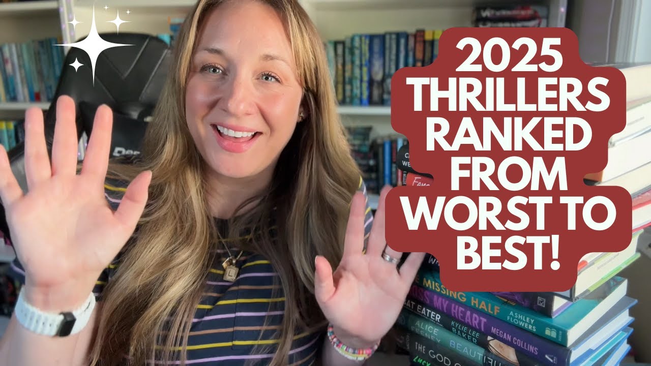 📚🔪 30 Mystery & Thriller Books Ranked from Worst to Best | 2025 Reading Recap