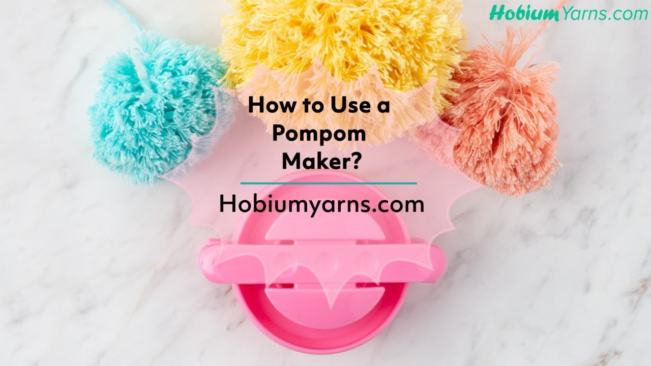 How to Use a Pompom Maker