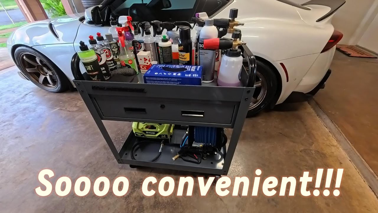 How to make your own detailing cart!