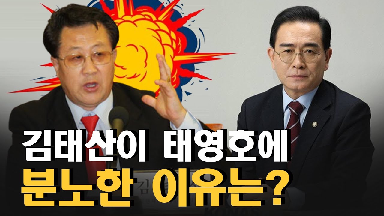 [김태산 vs 태영호] 김태산이 태영호에 분노한 이유는?? _220802