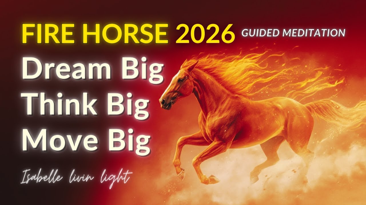 🔥 Powerful 2026 Fire Horse Guided Meditation | Embody Your Main Character Energy | Energy Activation