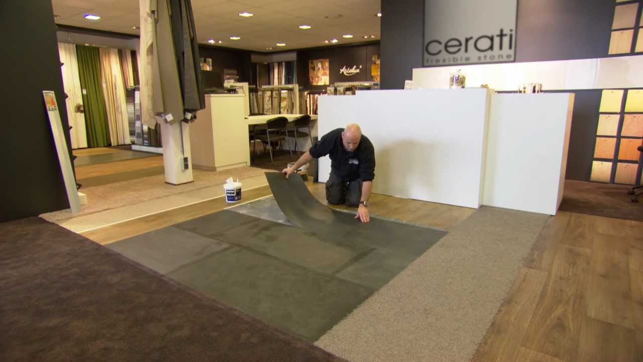 Instructiefilm Cerati flexible stone op de vloer