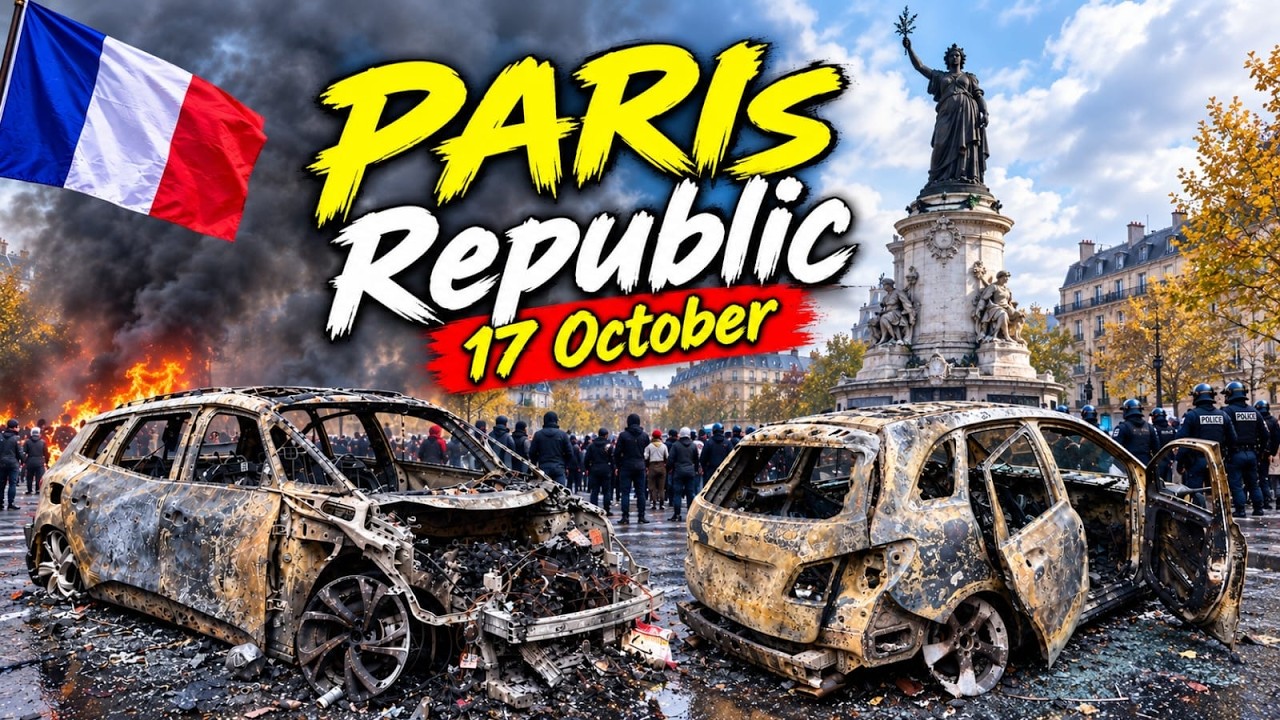 ПАРИЖ ПОСЛЕ БЕСПОРЯДКОВ 🇫🇷 Шокирующие разрушения, разграбленные магазины 😱 и разбитые машины 😭 | ...
