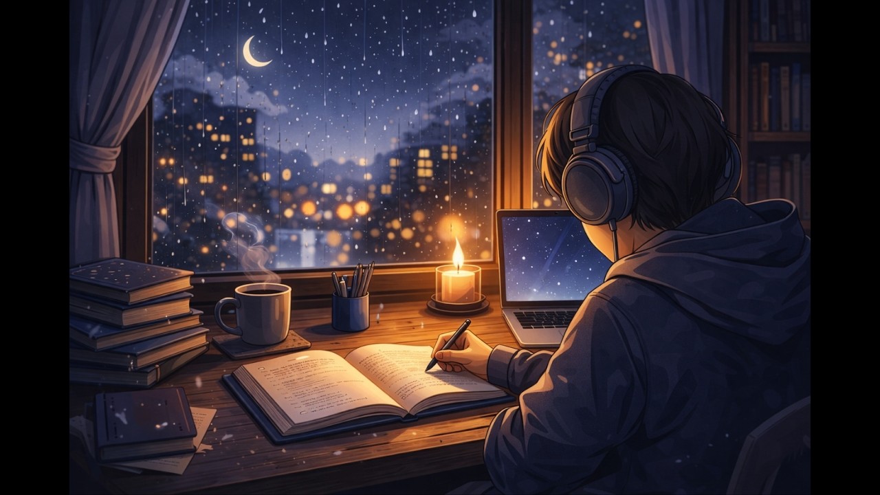 Rain Lullaby 🌧️ Dreamy Study Music for Focus & Relaxation