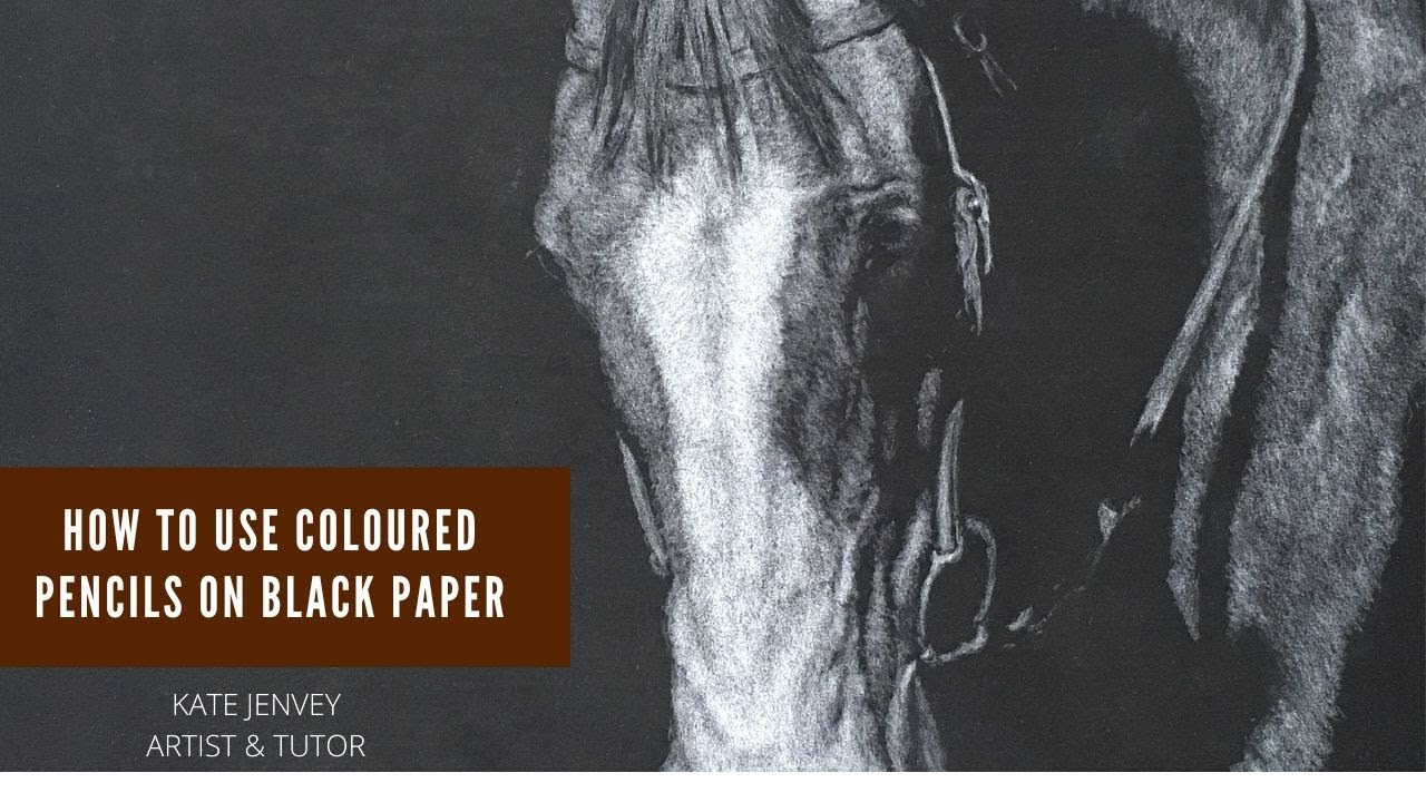 How to Use Coloured Pencils on Black Paper