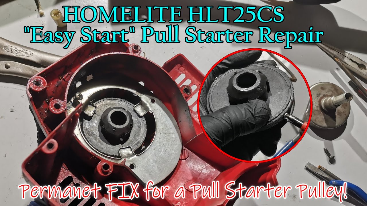 VTECH 70 - Homelite HLT25CS Pull Starter Repair