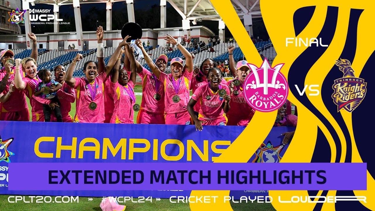 Extended Highlights | Barbados Royals Women vs Trinbago Knight Riders Women | WCPL 2024 Final