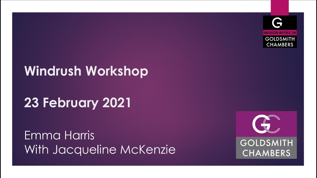 Webinar - Windrush Workshop