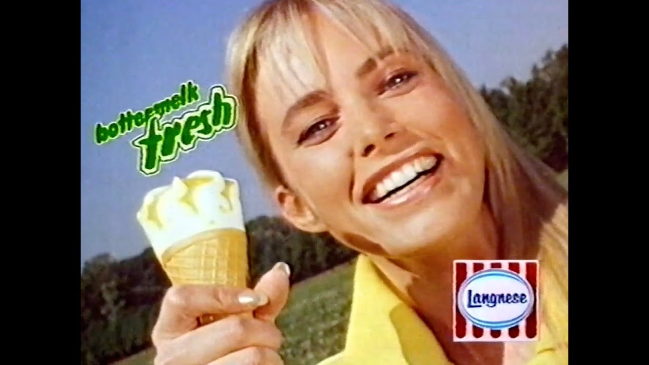Langnese Bottermelk fresh Eis 1987
