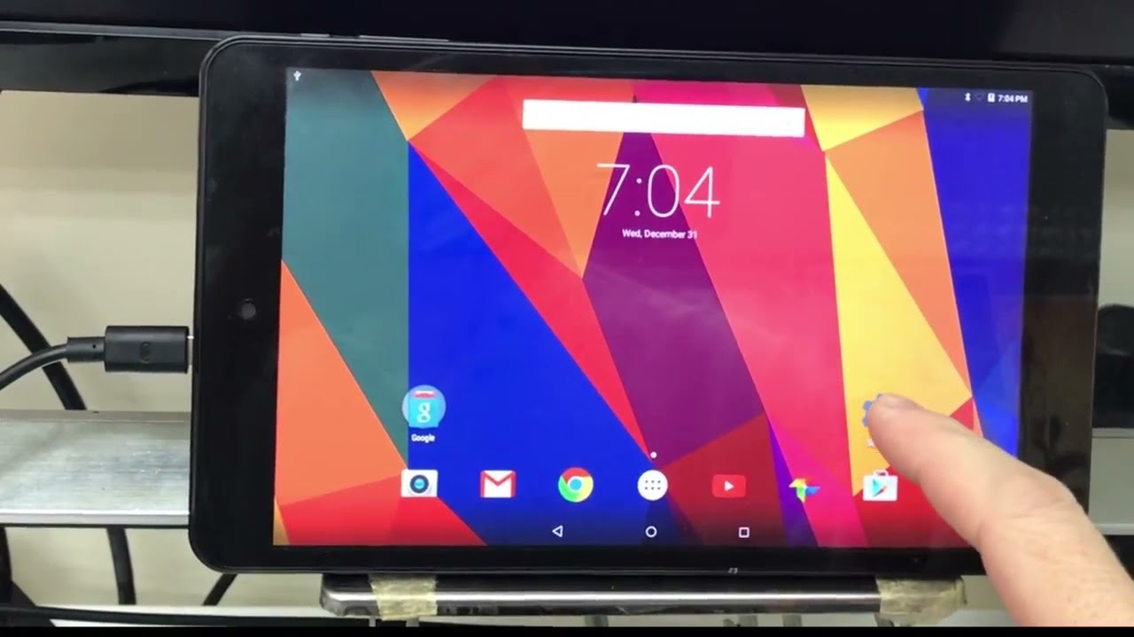 Reset tablet to factory