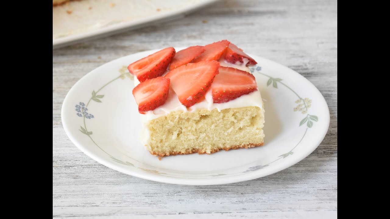 Sourdough Vanilla Flag Cake