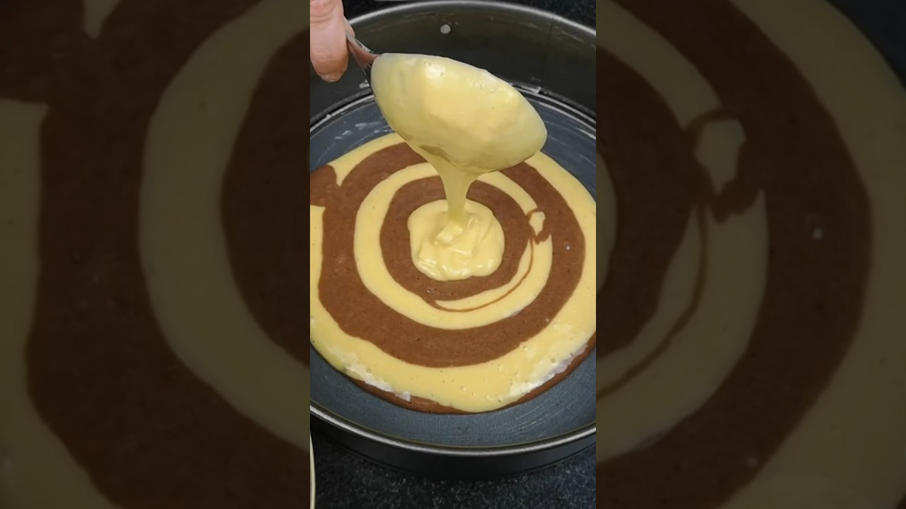 Zebrakuchen, Marmorkuchen 🍰  saftig und lecker #kuchen #backen #rezept