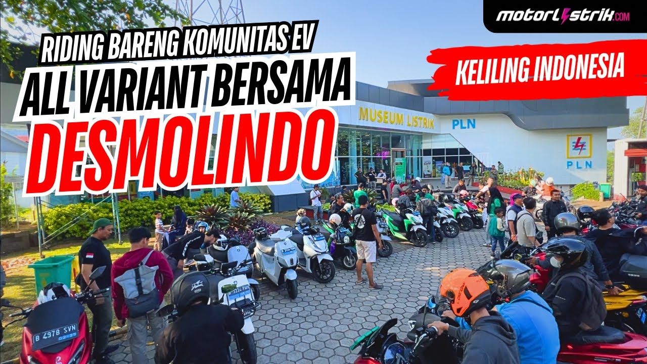RIDING BARENG ASOSIASI DEALER SEPEDA DAN MOTOR LISTRIK INDONESIA (DESMOLINDO)
