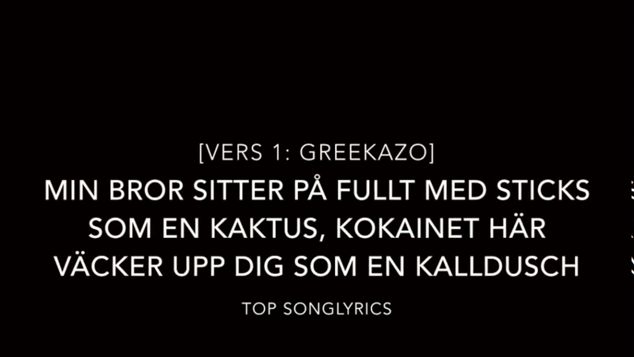 1.Cuz ft. Greekazo - F&Ouml;RSENT (Official Lyrics Video) Lyrics by. 1.fuz