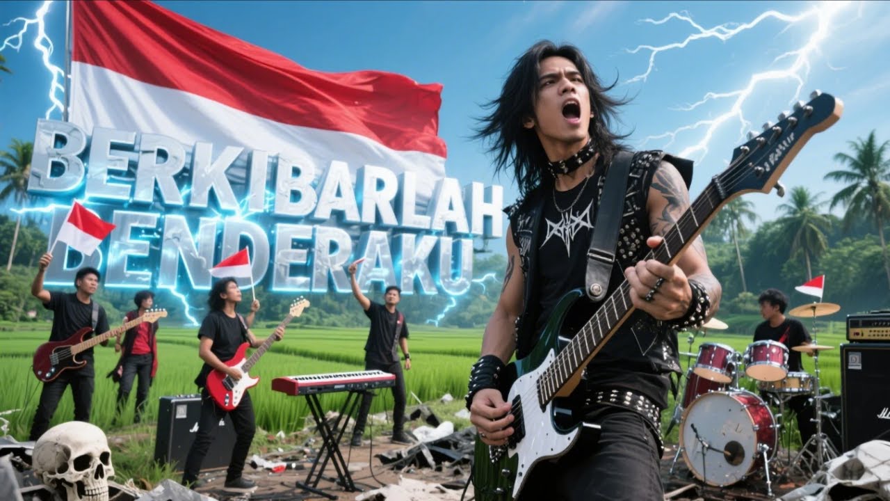 BERKIBARLAH BENDERAKU | ROCK METAL VERSION