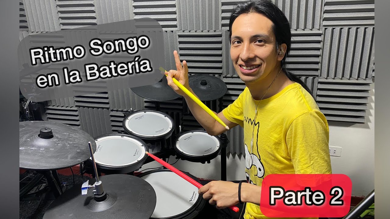 Patron de Songo Basico en la Bateria parte 2 - Ricardo Caldas