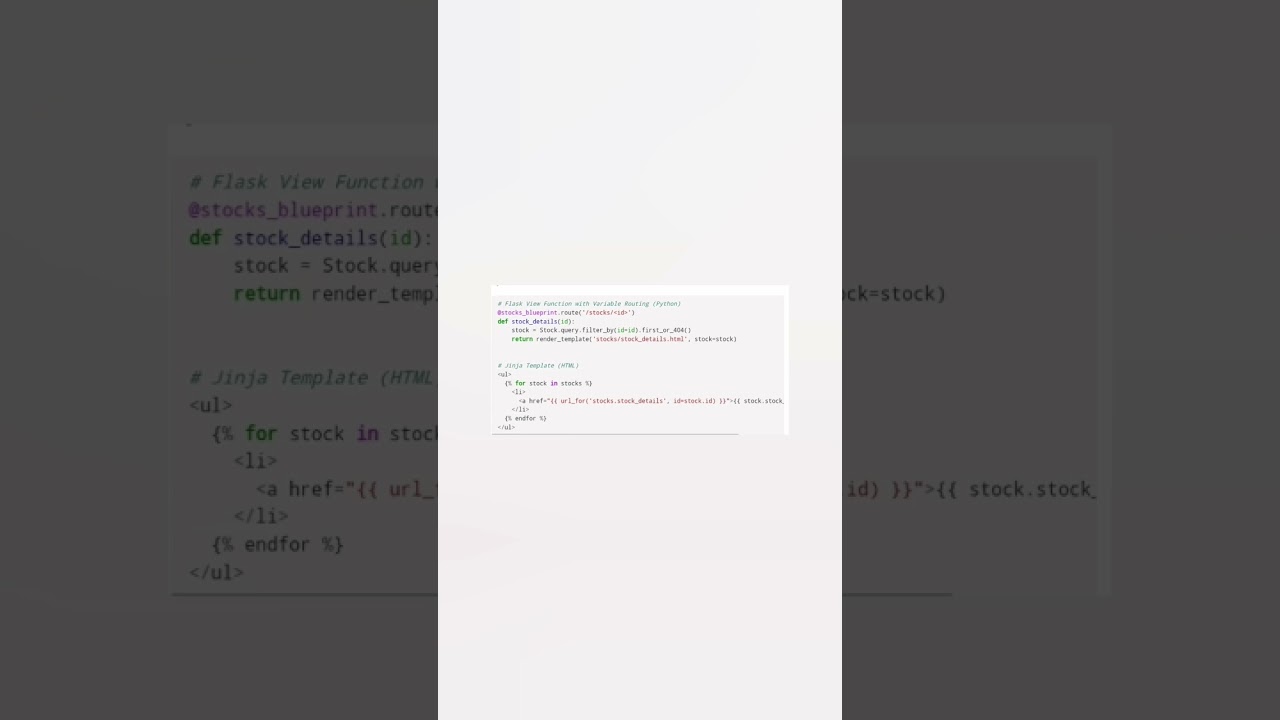 Creating Dynamic URLs in Flask with url_for() #developer #programming  #flask #python