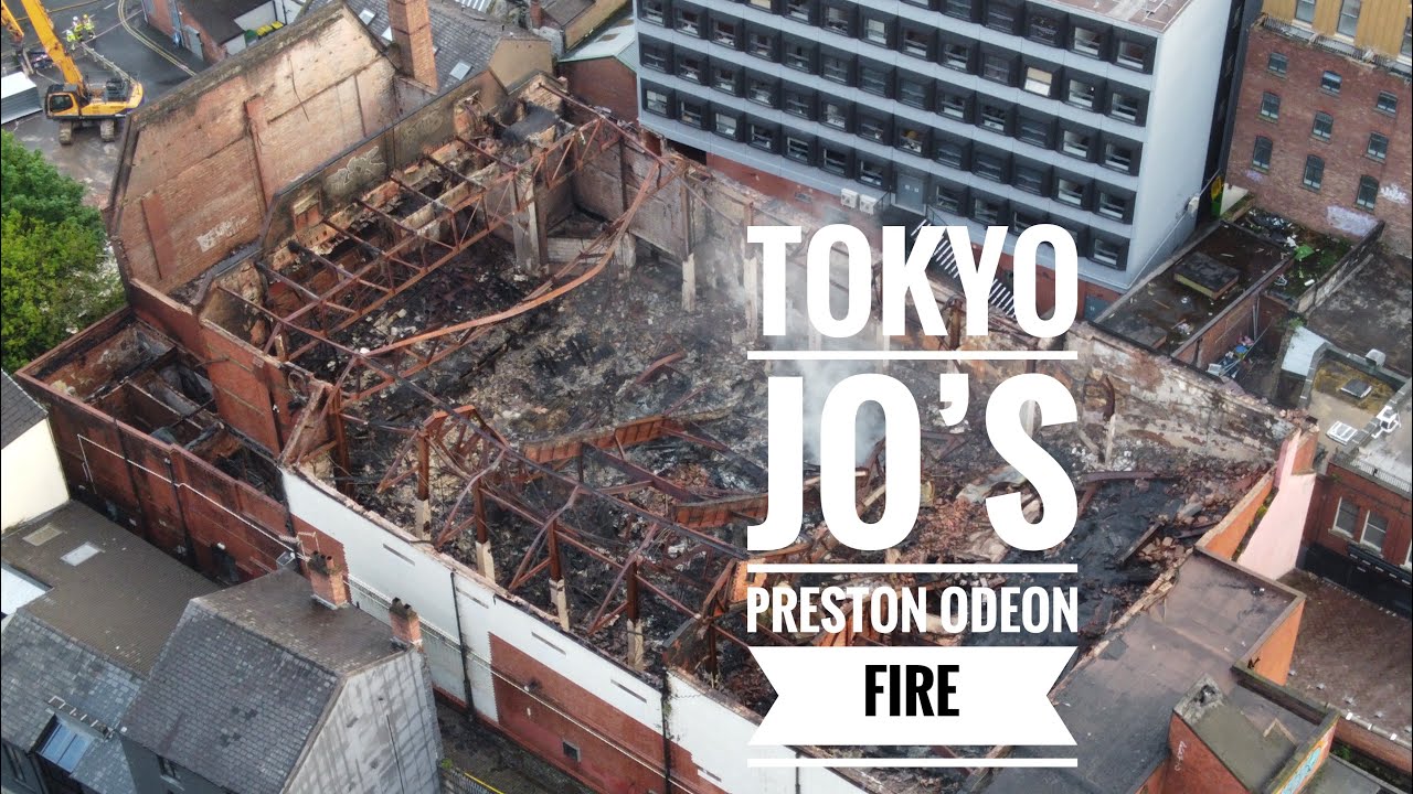 Aftermath of fire at the former Odeon / Tokyo Jo’s / Lava & Ignite / Evoque Nightclub, Preston