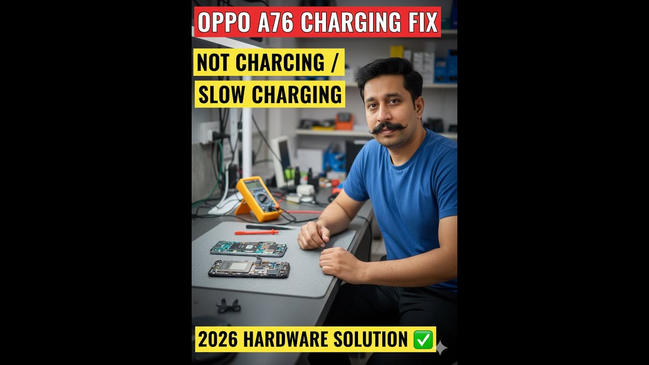 Oppo A76 Charging Problem Solution | Not Charging / Slow Charging Fix 2026 ✅