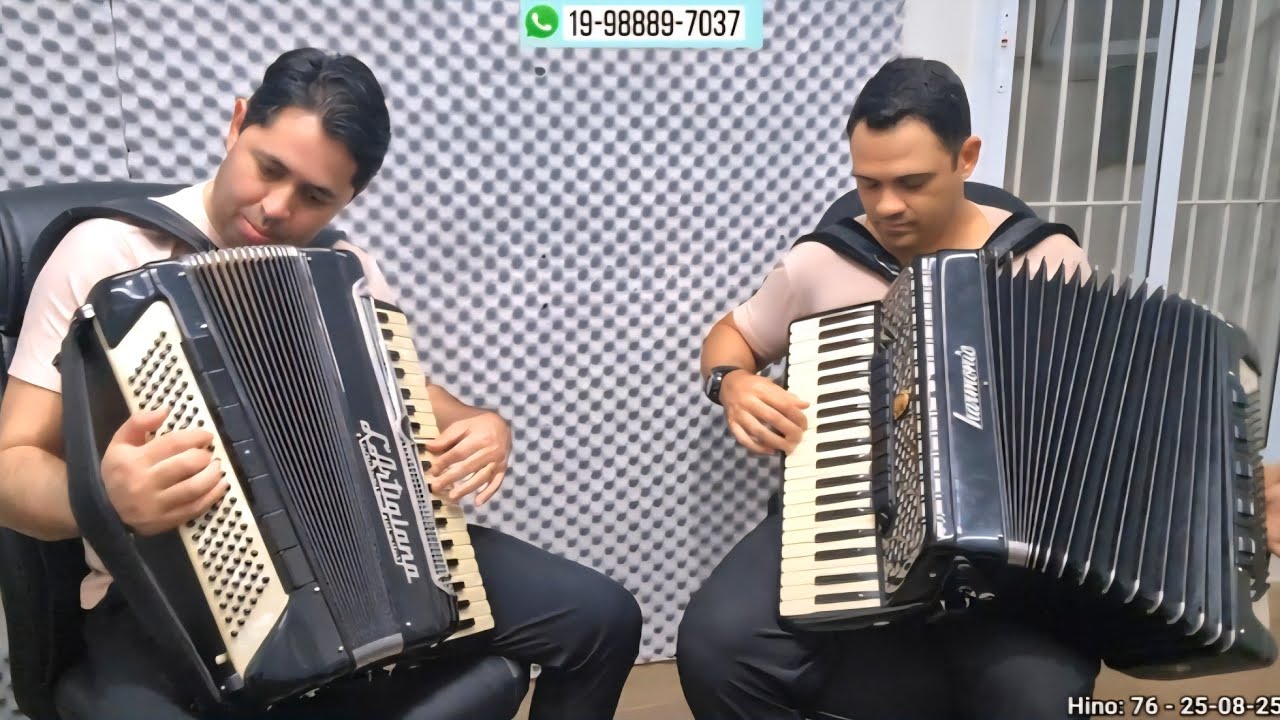 HINOS SOLOS DOIS ACORDEÕES  #hinosccb #hinostocados #tocataccb #musicosccb