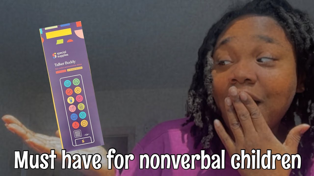 Communication device for nonverbal children! || Special Supplies talker buddy || Amazon finds