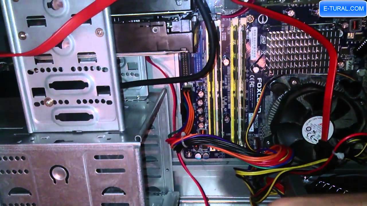 Personal komputerə Enerji blokunun quraşdırılması #powersupply #hardware #hardwareinstalling