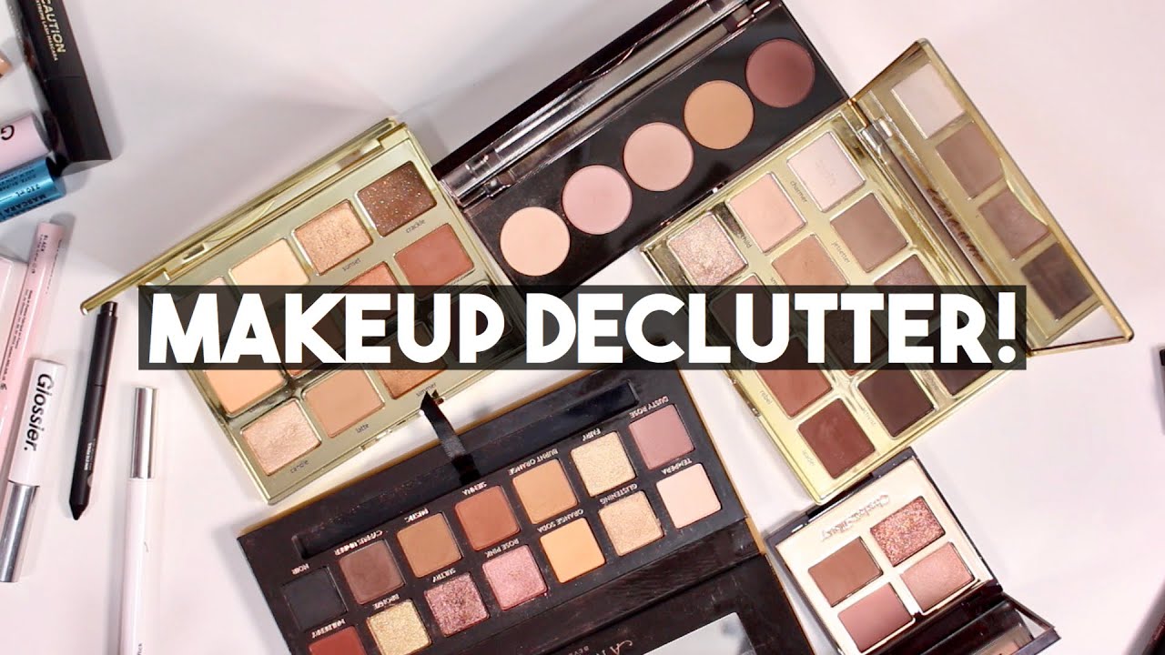 vlogmas 2019 | day six | makeup declutter!