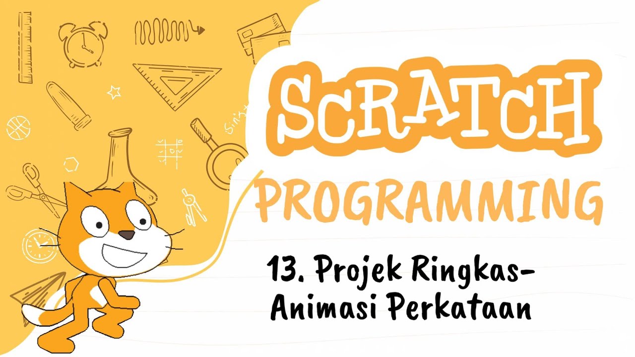 Projek Mini Scratch : Animasi Perkataan Berklip klip. Jom cuba