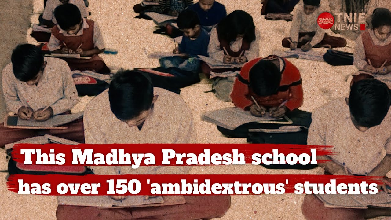 This Madhya Pradesh school has over 150 'ambidextrous' students