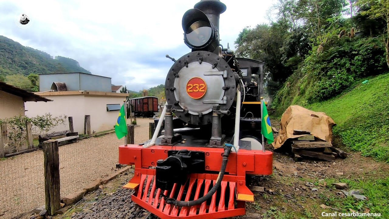 🇧🇷 Locomotiva a vapor Baldwin  232 / 232 Baldwin steam locomotive - Apiúna/SC - 2025 - (Brasil)