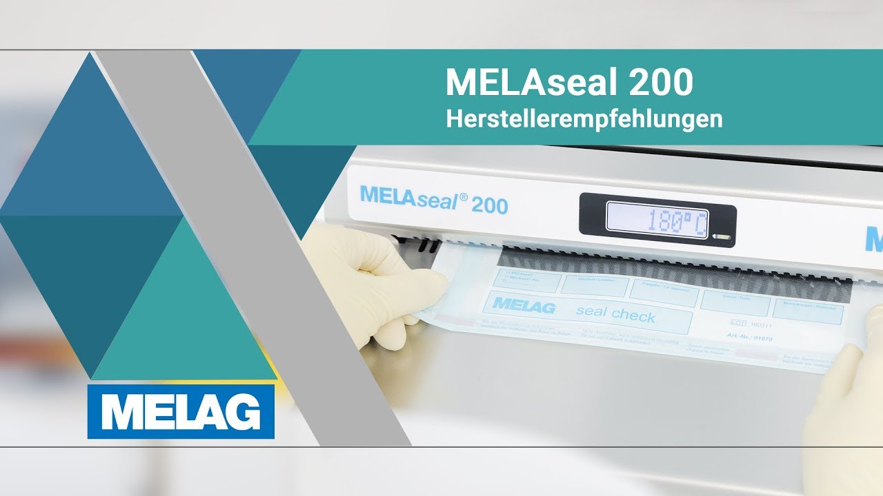 Herstellerempfehlung zum Routinebetrieb eines Siegelger&auml;tes | MELAseal 200 MELAG Tutorial