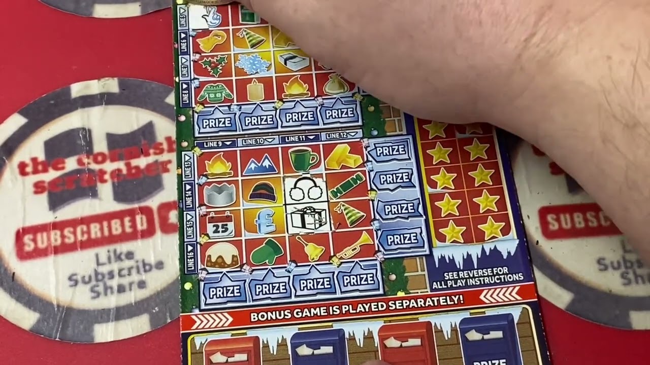 We are Back with a festive lines scratch cards session  can we get some more festive joy 🤞🤞🍀🍀🍀