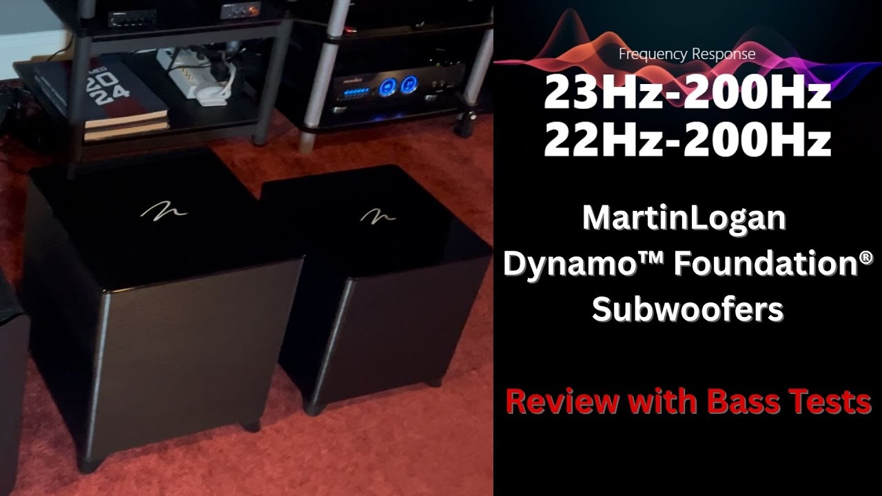 Сабвуферы MartinLogan Dynamo Foundation | Распаковка и обзор с тестами басов #basstest #hometheater
