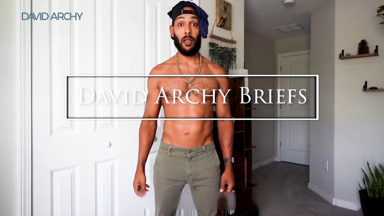 David Archy | Try on Lightweight Brief Underwears