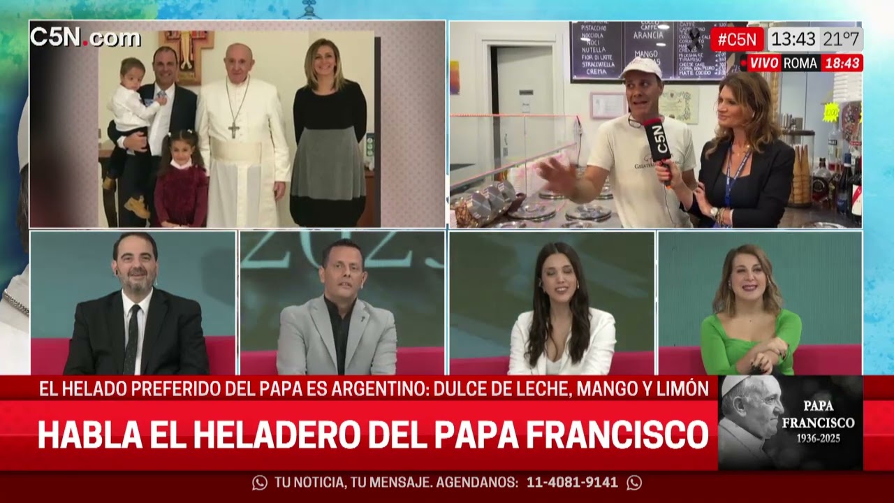 La HELADERÍA FAVORITA del PAPA en ROMA