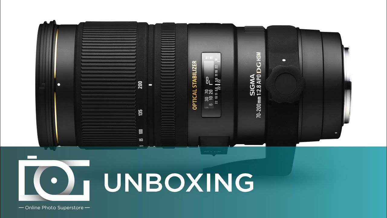UNBOXING REVIEW | SIGMA 70-200mm f/2.8 APO EX DG HSM OS FLD Telephoto Zoom Lens for CANON DSLR