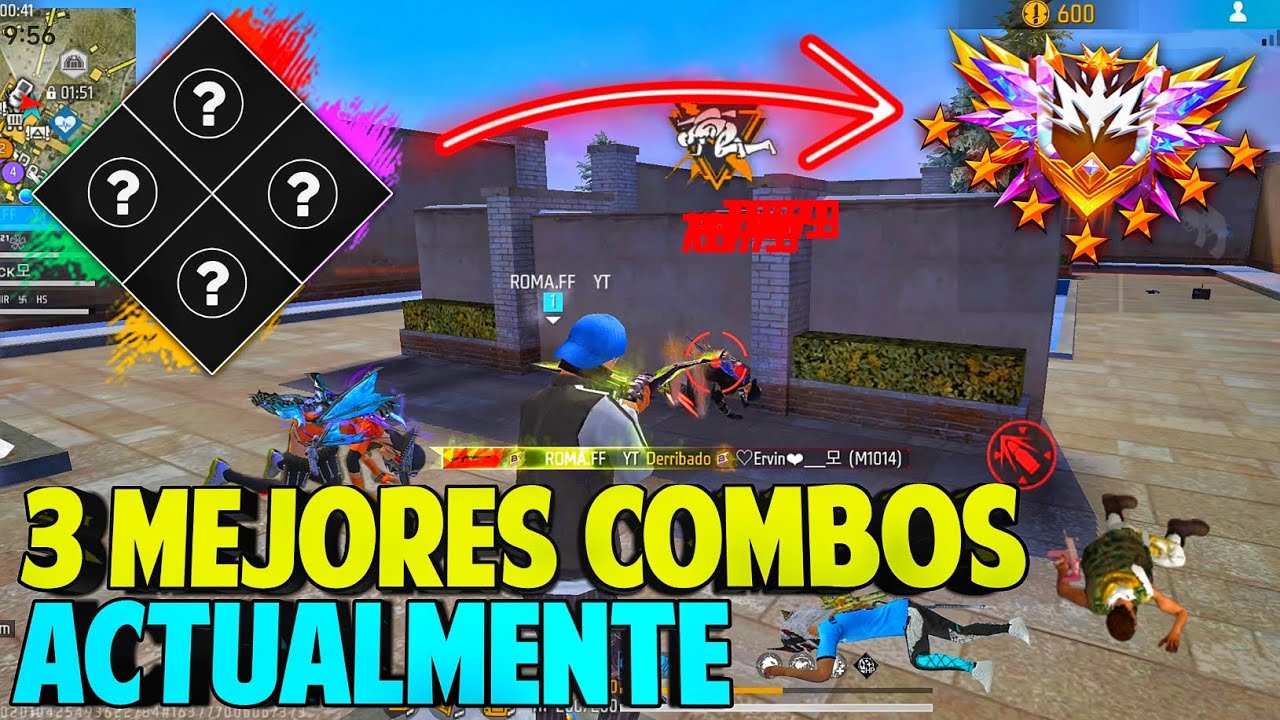 3 MEJORES COMBINACIONES DE HABILIDADES ACTUALMENTE 👺🔥 #freefire 