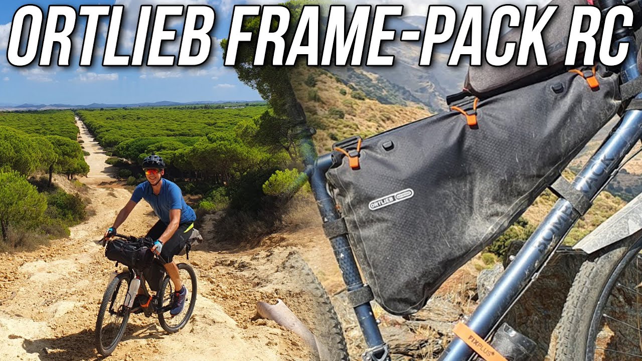 Ortlieb Frame Pack RC Erfahrungsbericht👉🚲 große Bikepacking Rahmentasche mit Rollverschluss