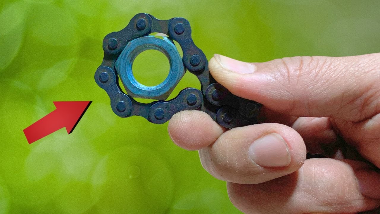Only 1% of people know! 9 useful creations from old bicycle chains and...