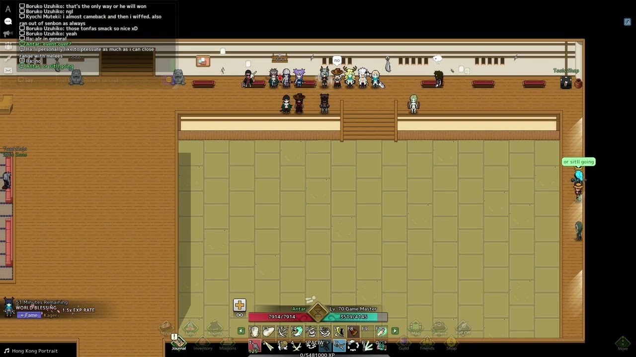 Muteki Tai Training Event Nin Online