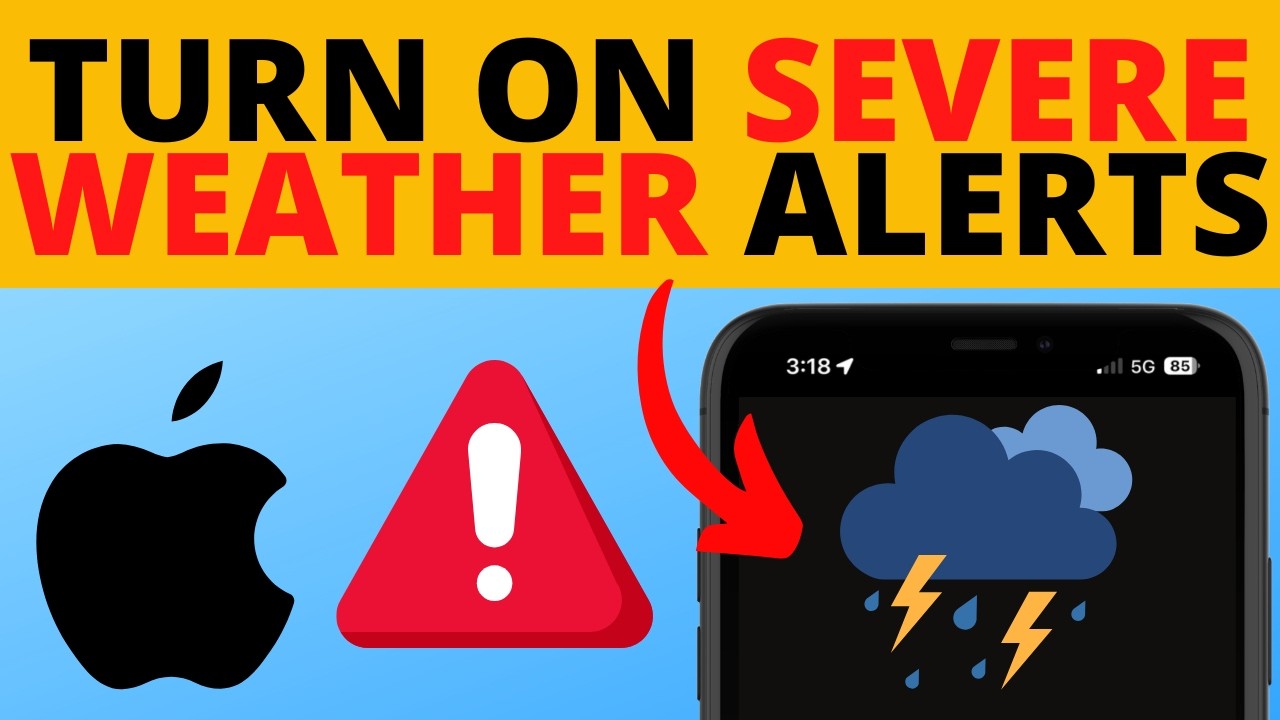 How to Turn on Severe Weather Alerts on iPhone