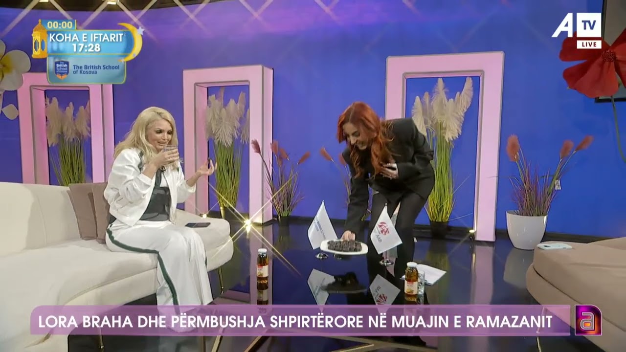 Kur ishte duke u intervistuar nga Blerona bëhet iftari kështur reagon Lora
