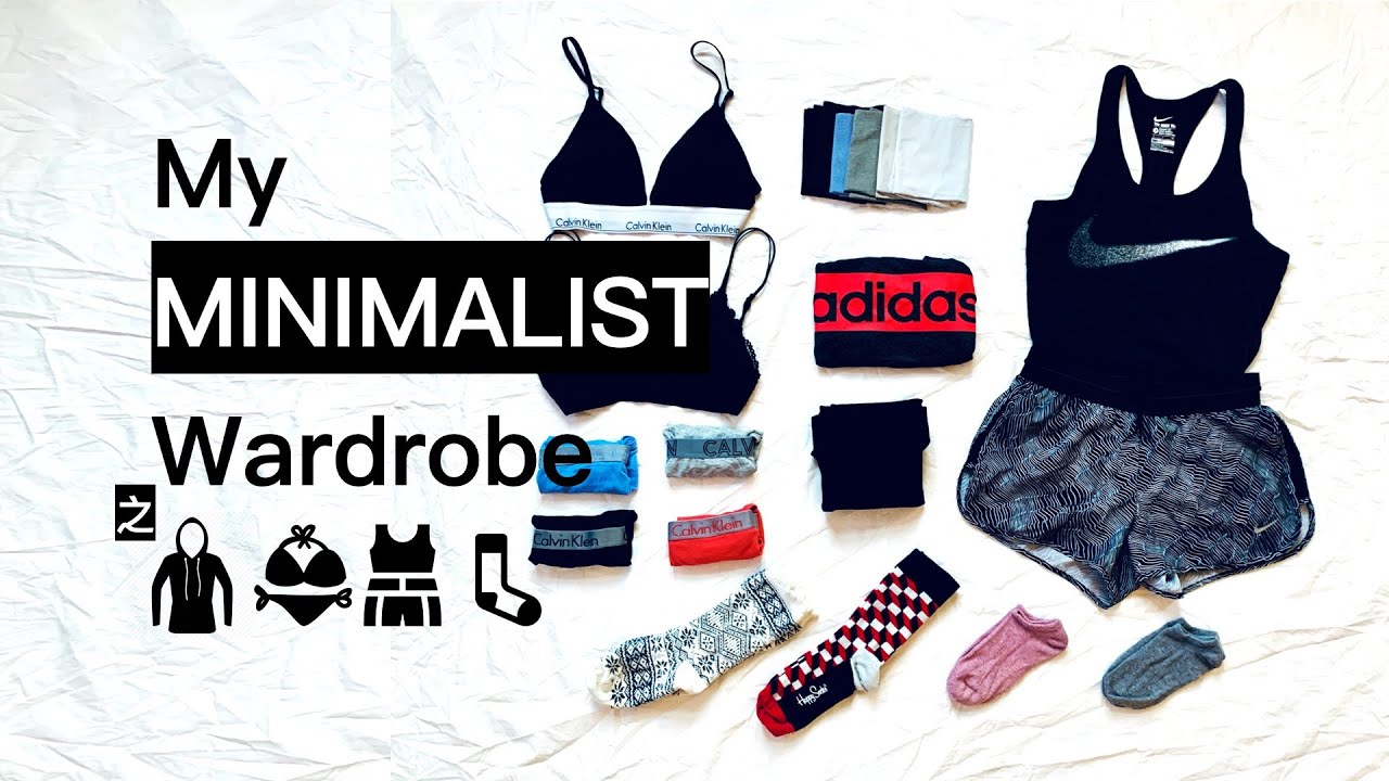 Minimalist wardrobe | 极简主义 | 极简衣橱之运动衣 内衣 打底 袜子 | Marie kondo Method | 近藤麻理惠衣物收纳法 | 我们买了新沙发 | 宅家植物日记