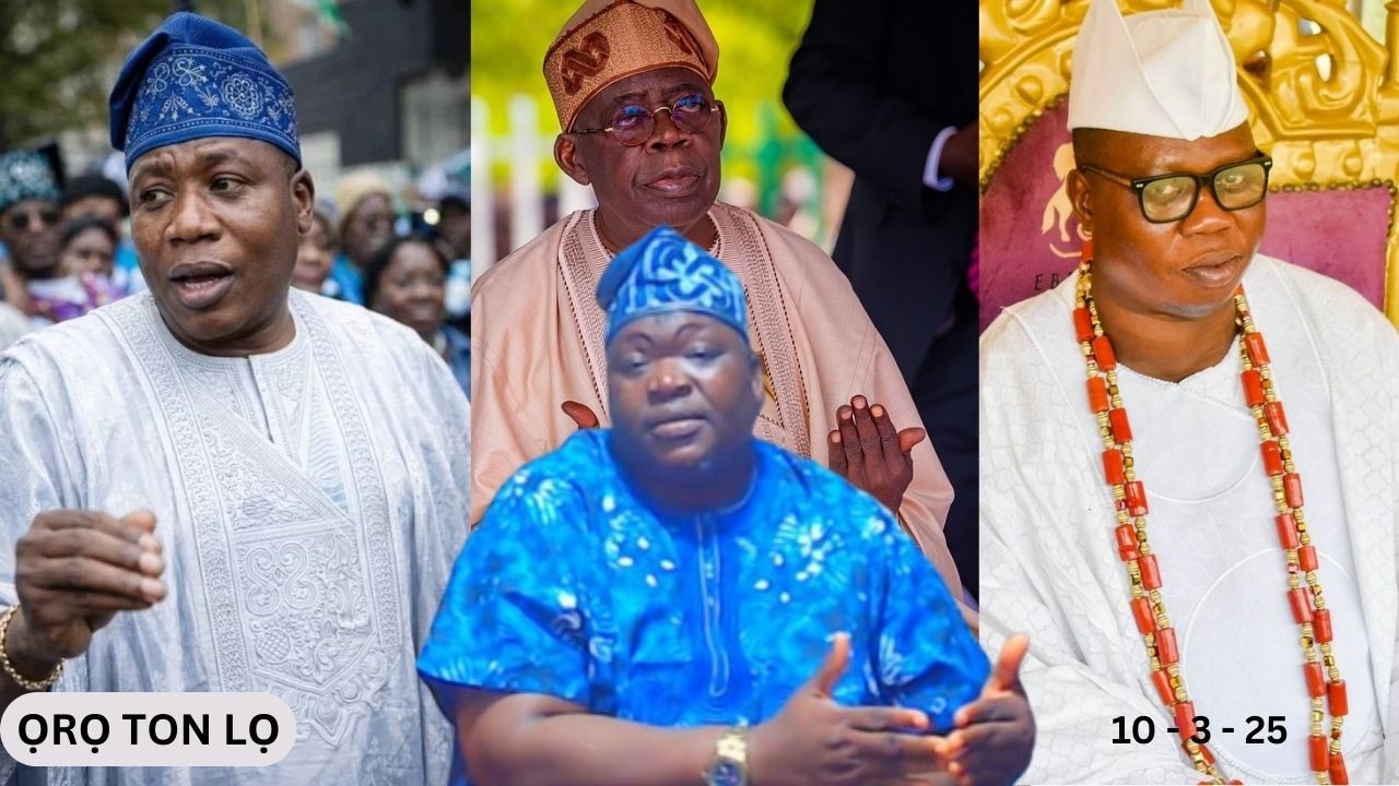 HAHA OTUN TI SÈLE OO!! AWON OMO GANI ADAMS TUN TI JADE FUN IGBOHO BAYI OO!!